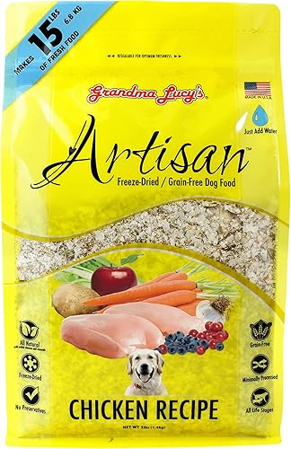 Comida para perro liofilizada sin grano de Grandma Lucy