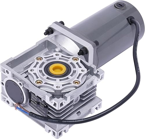 Miniatura 4 de Motor de engranajes eléctrico 120W DC 24V Reductor de engranajes helicoidal Caja de engranajes Motor eléctrico de engranajes RV 50K 35Nm Motor