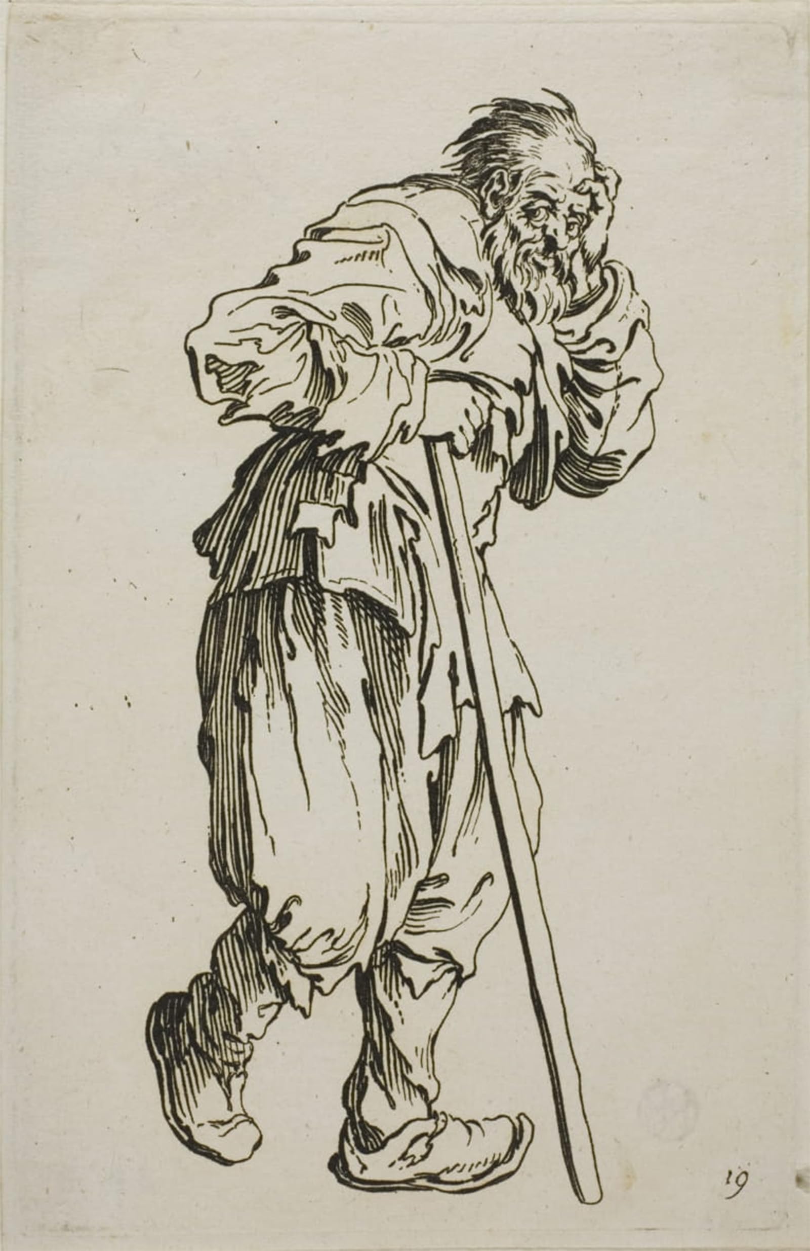 Poster Impression Tableaux Graffiti Art Mural le mendiant Jacques Callot Décoration Murale - 5