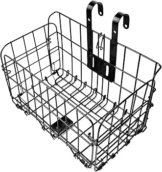 Amazon | 自転車かご バスケット 前カゴ 折りたたみ 脱着式