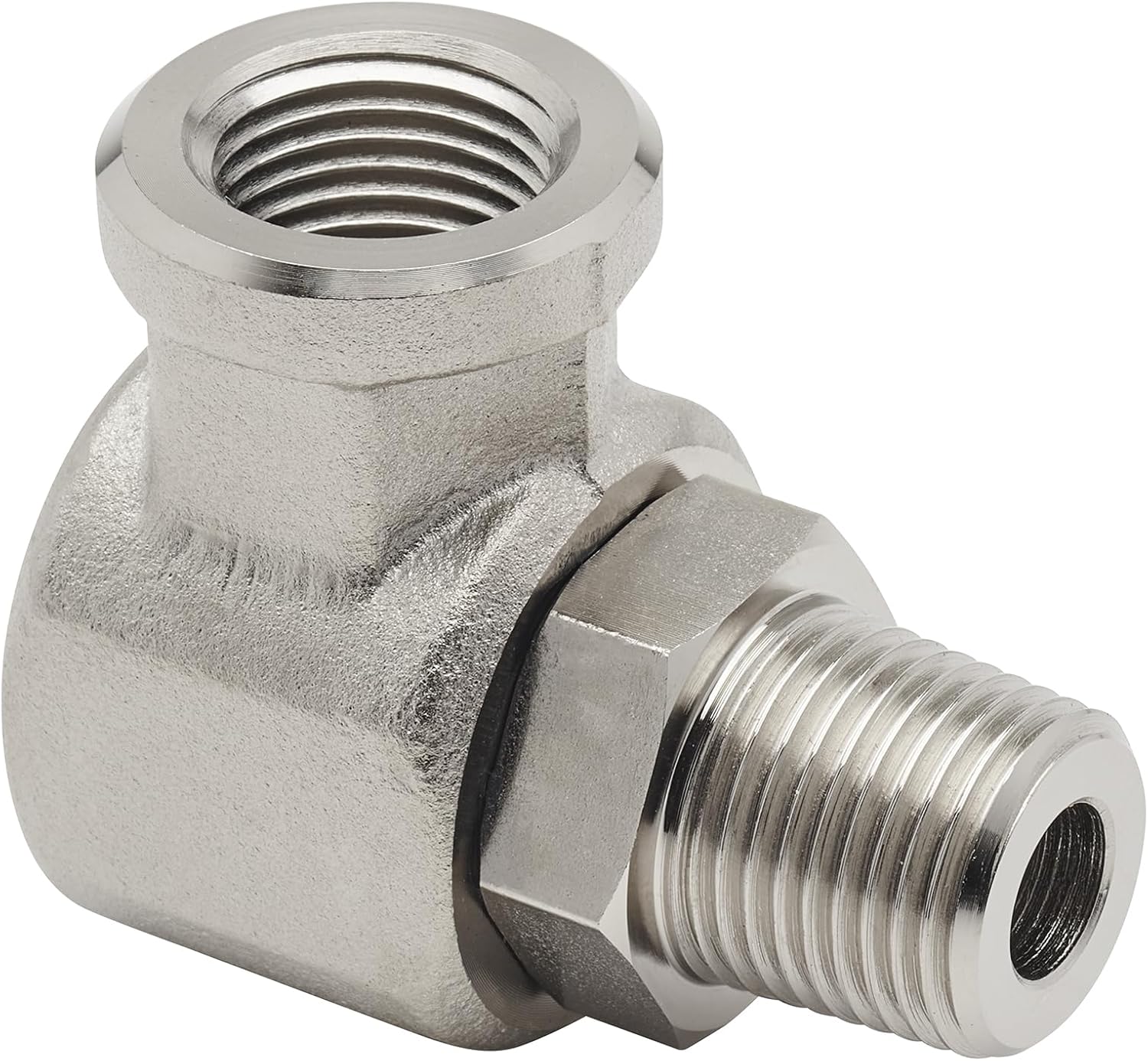 Reelcraft s600888-1 - 1/2" NPT(F) x 1/2" NPT(M) Carbon Steel Swivel, Buna Seals, 1000 psi