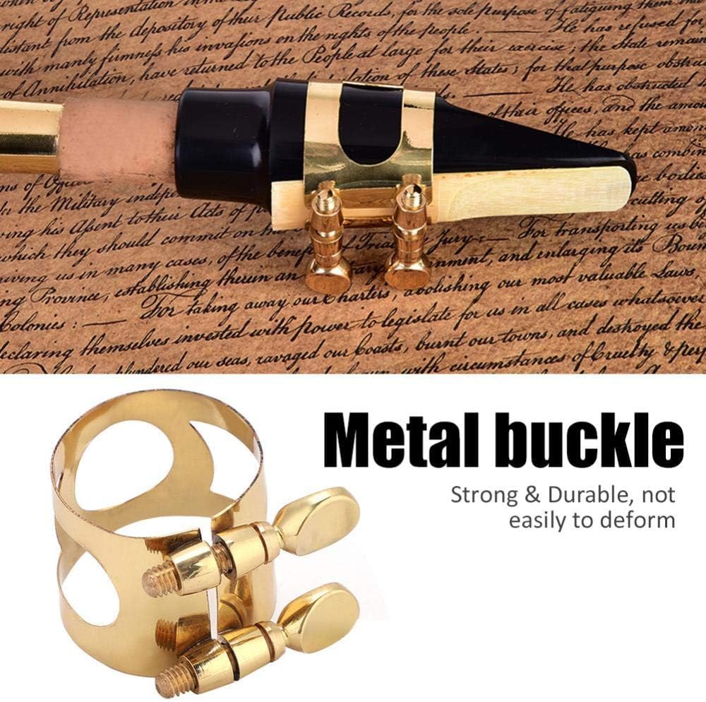 Bocchino per Sassofono Contralto, Accessori Essenziali 5 in 1 con ABS, Legatura Metallo e Custodia per Custom Ance e Pad Sax Alto