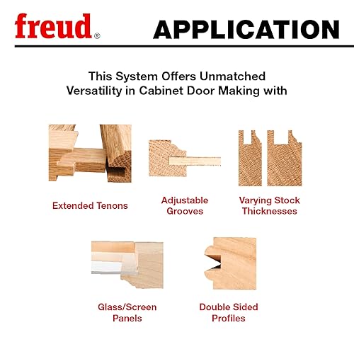 Miniatura 5 de Broca encaminadora Freud 99–001 1/2-pulgadas a 1–1/4 pulgadas con vástago 1/2 pulgada