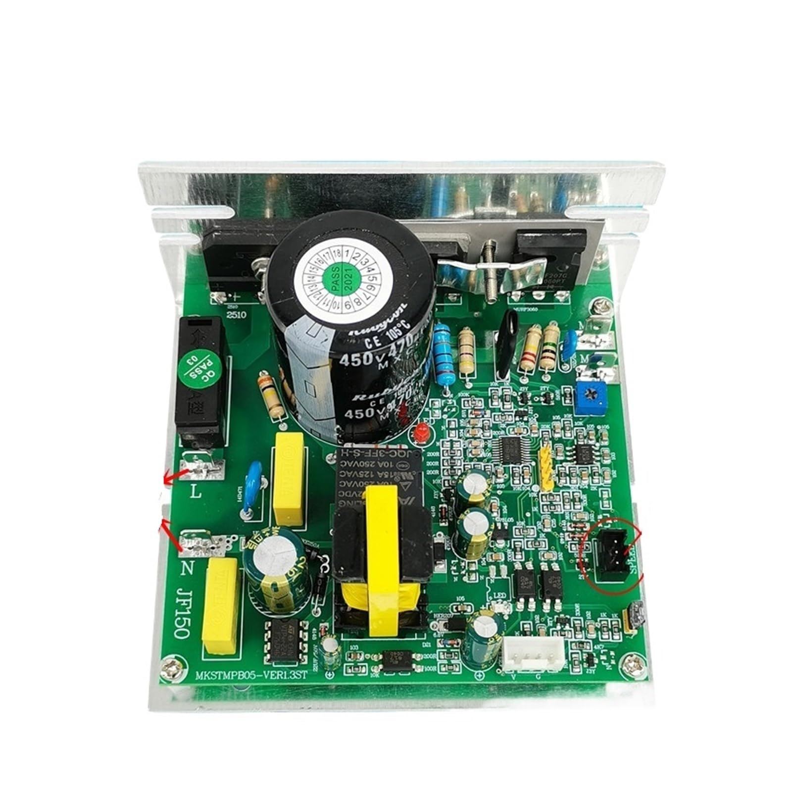 Treadmill Motor Controller Circuit Board，Compatible For MKS ，TMPB05 P 20101006 Compatible With JF150 Treadmill Control Board Drive(220-240V,B-3pin)