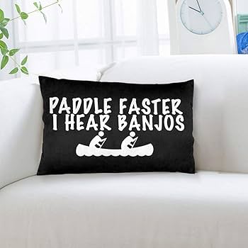 XZWXZW Soft Breathable 1 Pack Pillow Cases Paddle Faster I