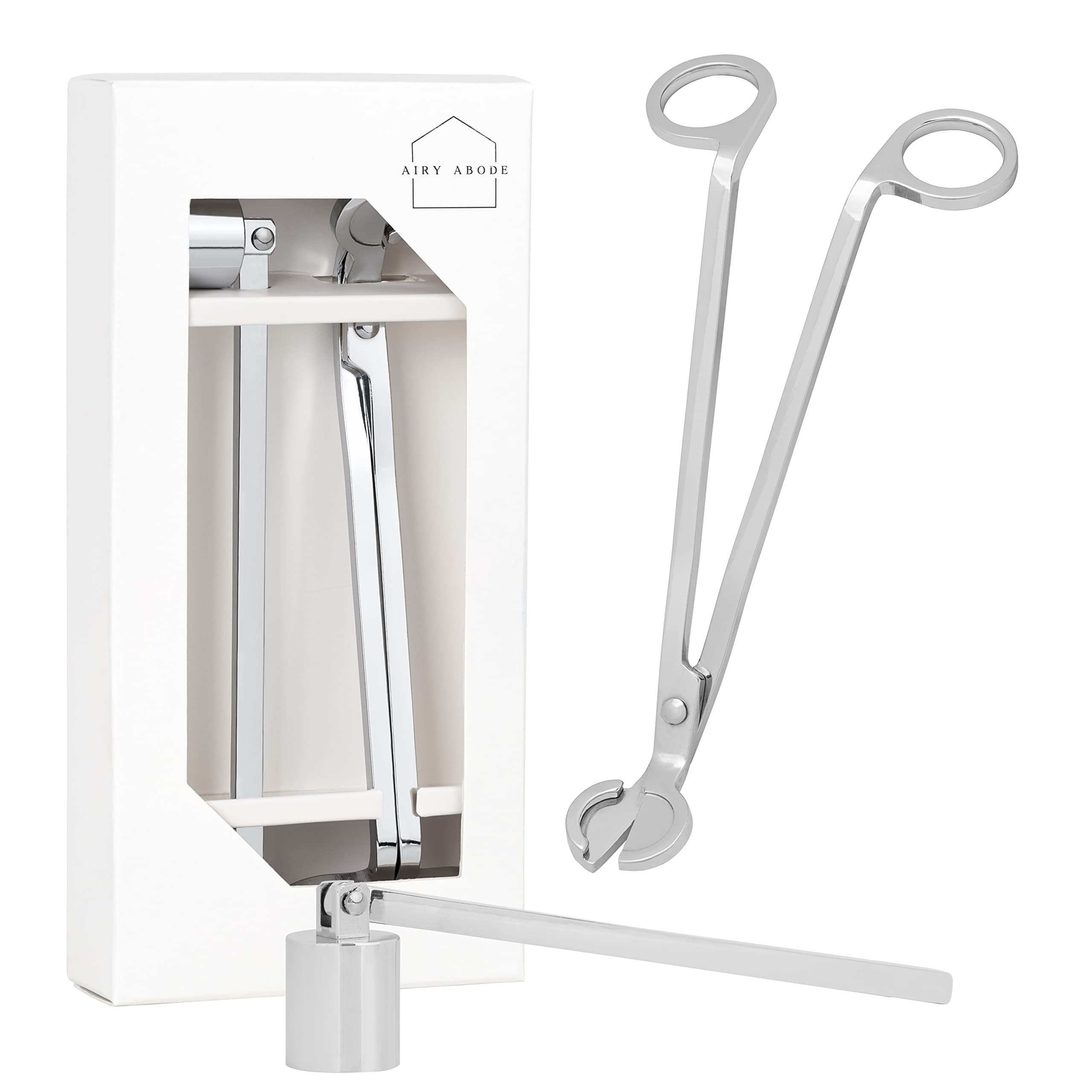 Airy Abode Candle Wick Trimmer and Candle Snuffer Accessory Set โ Pick Your Color