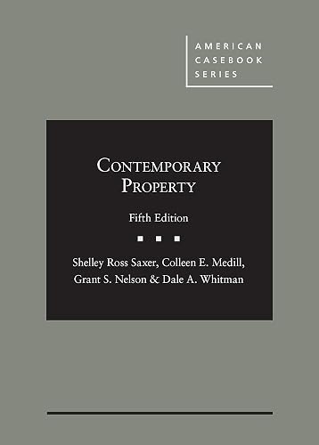 Contemporary Property (American Casebook Series)