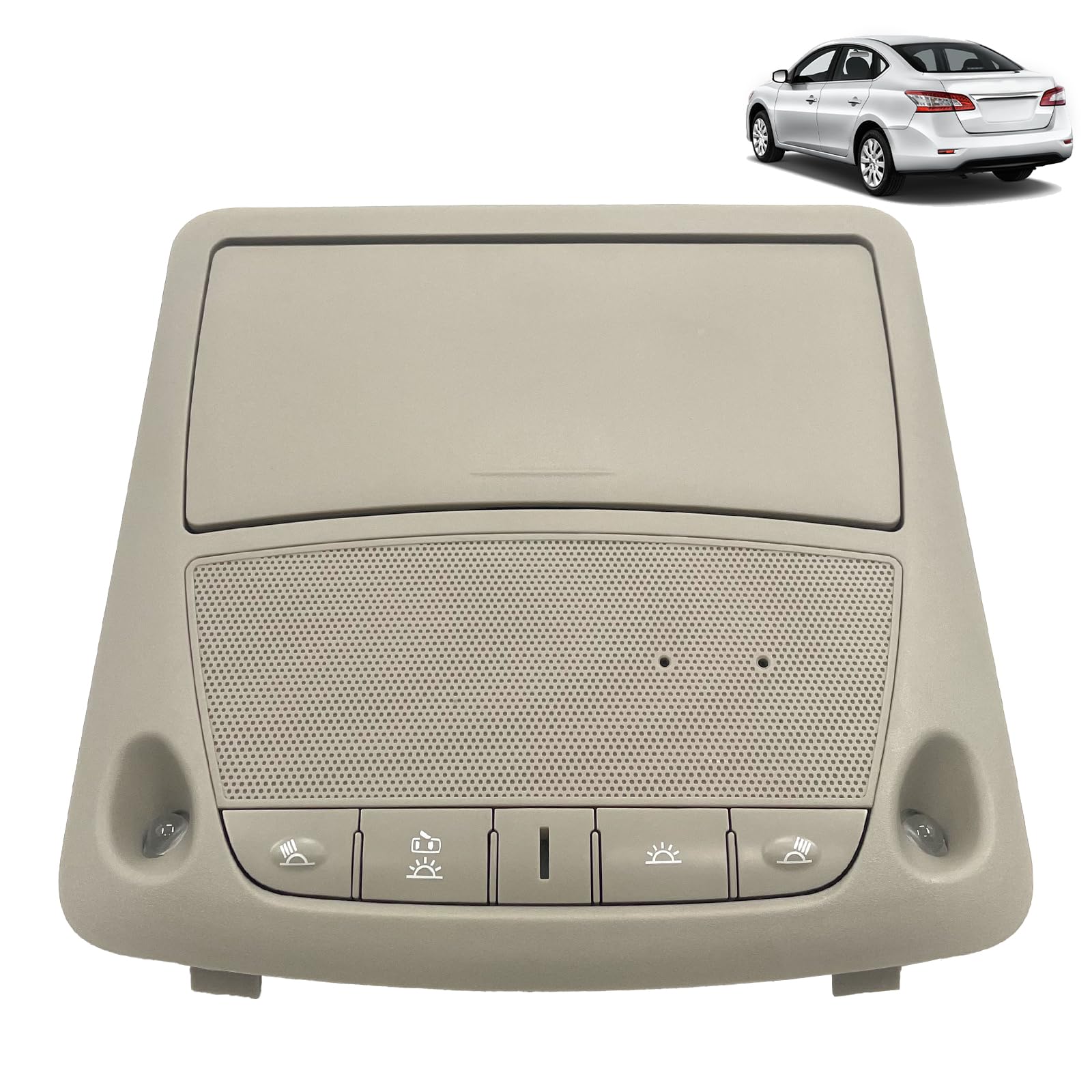 26430-C990D Car Interior Overhead Console Map Reading Light Lamp Compatible with 2013-2018 Nissan Sentra, Teana, Altima, Bluebird SYLPHY, X-TRAIL, Leaf Battery EV