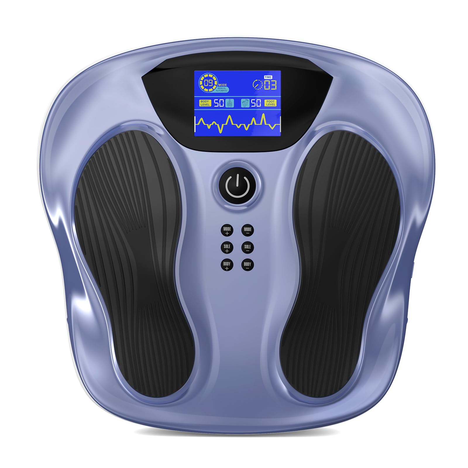 Der Neue Creliver Medic Pro Durchblutungs-Stimulator für Füße und Beine,Wirkt gegen Müdigkeit und Schmerzen in Beinen und Füßen, Verbessert die Blutzirkulation und Reduziert Krämpfe - Blau