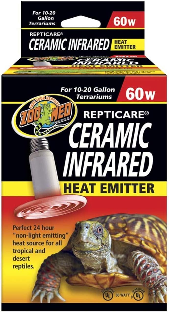 Zoo Med ReptiCare Ceramic Infrared Heat Emitter 60 Watts - Pack of 4