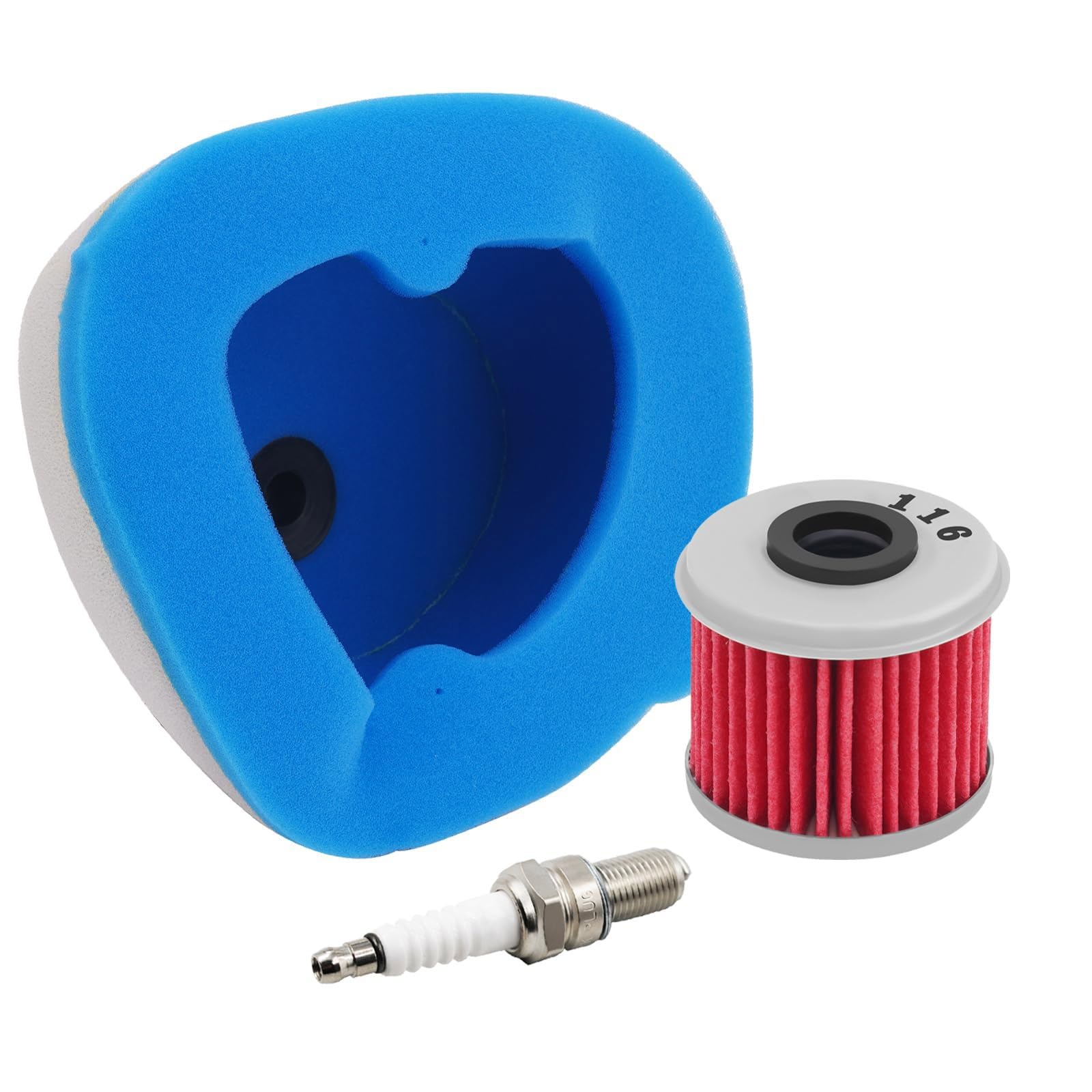 Amazon.com: Motorcycle Air Filter & Oil Filter & Spark Plug