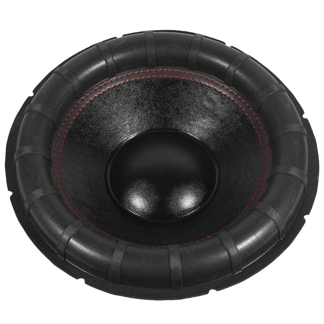 Woofer Speaker Paper Cone, 12in Big Surround Non-Pressed Dust Cap, Powerful Car Audio Subwoofer Plastic Basket 12 inches