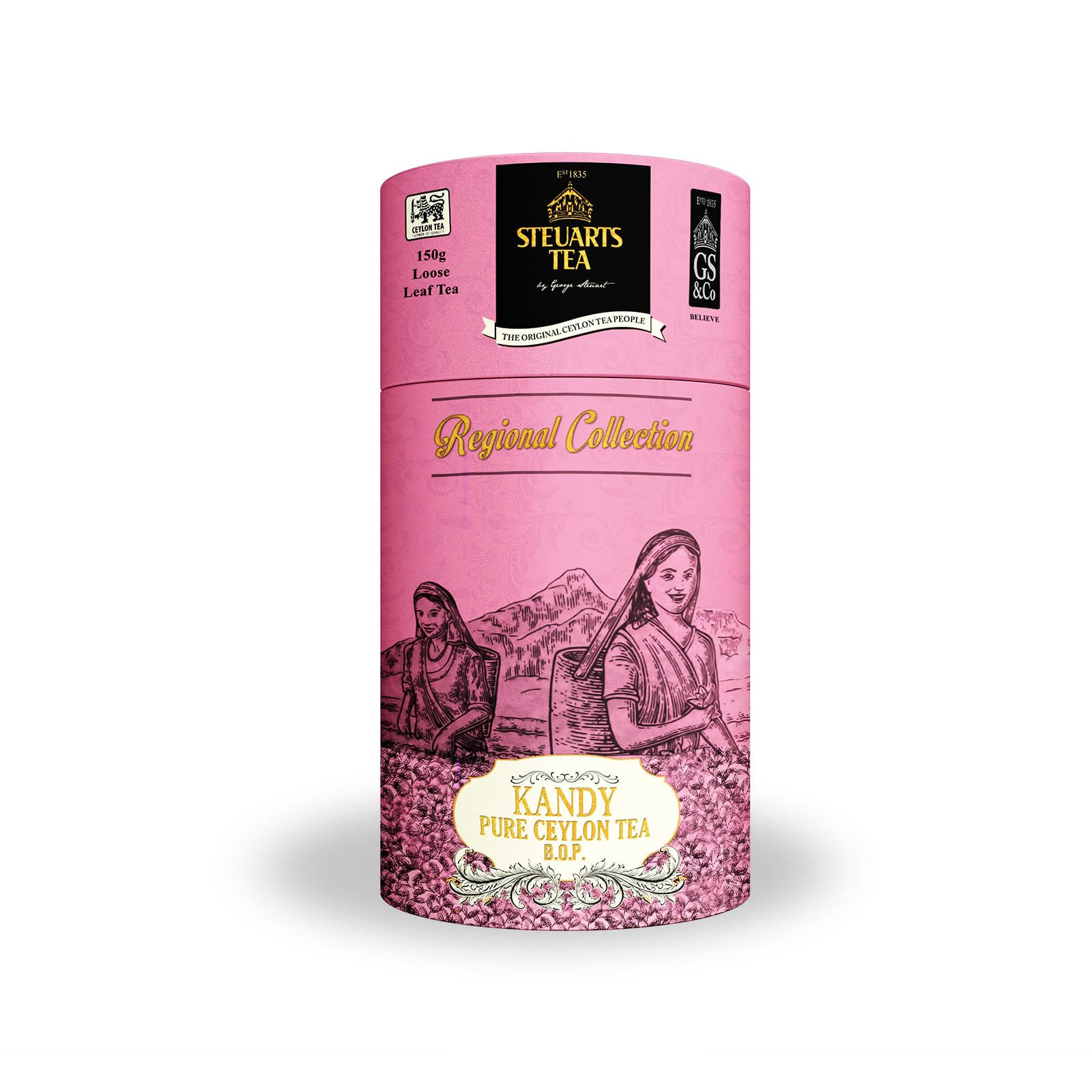 Steuarts TeaPremium Kandy Loose Leaf Black Tea -150g