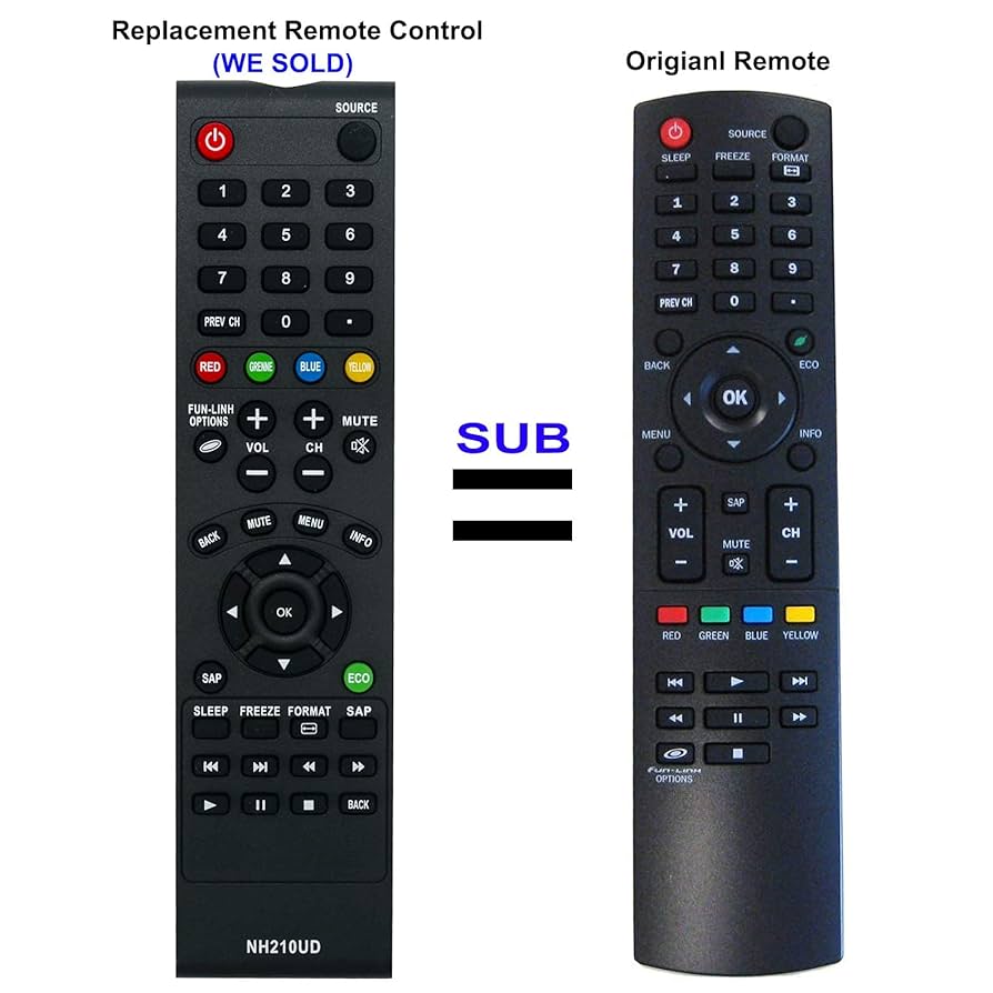 NH210UD 交換用リモコン 対応機種: Sylvania LCD TV LC190SS2 LC220SS2 LC260SS2 LC320SS2 LC401SS2 Amazon.com: New NH210UD Remote Control Compatible with