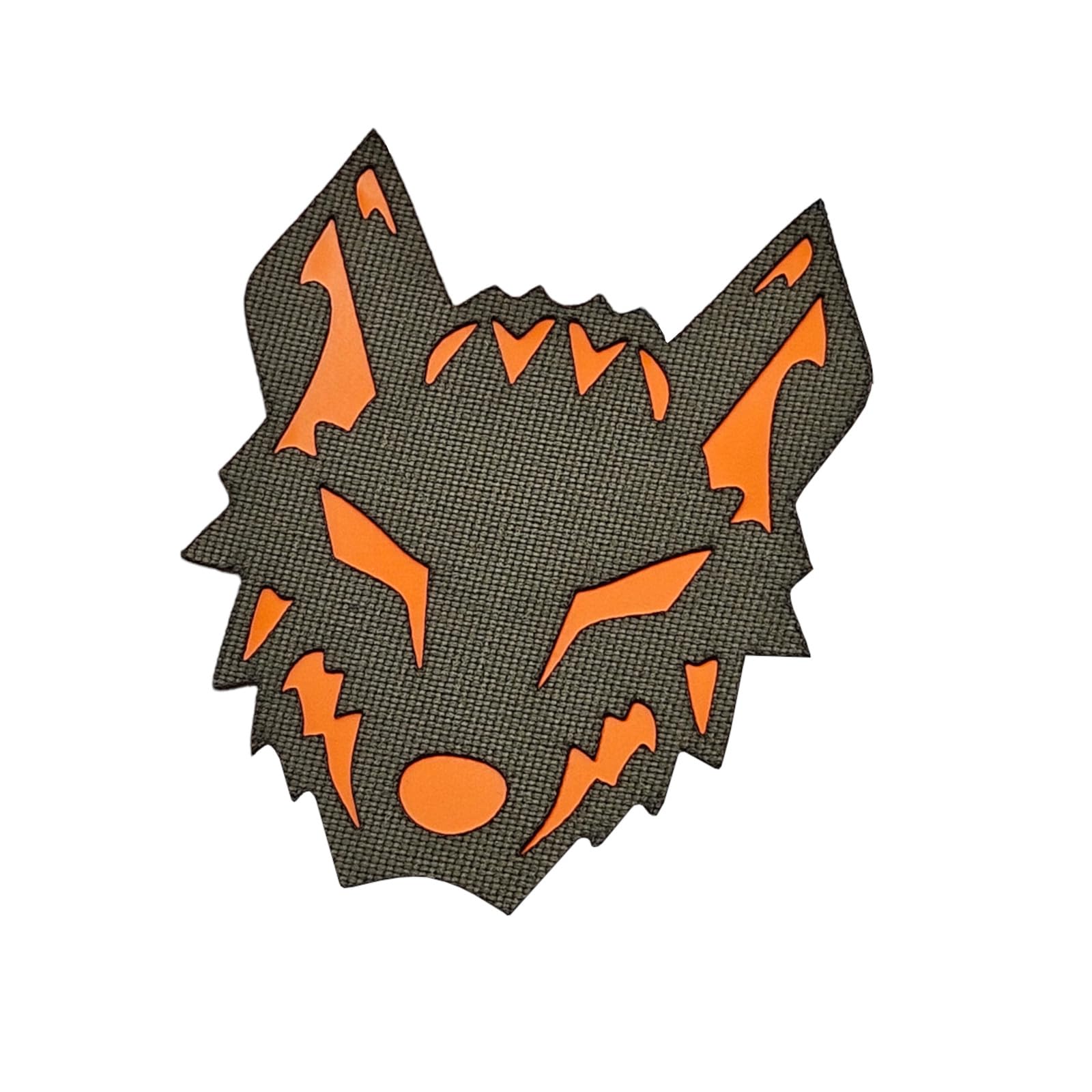 Wolf Tactical Military Lasercut Patch [Ranger Green]
