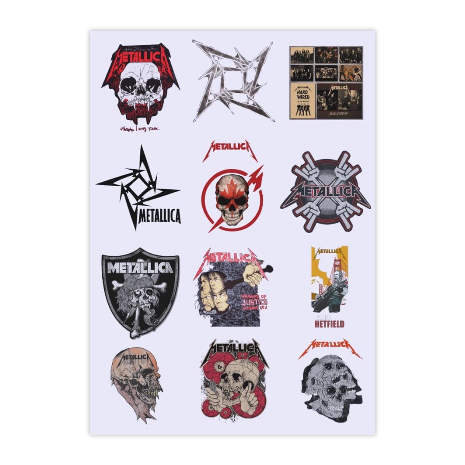 Amazon.co.jp: ステッカーセット METALLICA メタリカ METALLICA