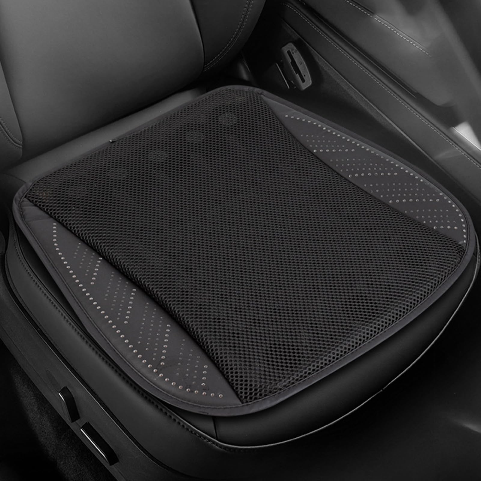 Cuscino refrigerante per sedile auto, con 8 ventole, 3 velocità regolabili, anti-sudore, raffreddamento ventilato e traspirante, accessorio per la guida