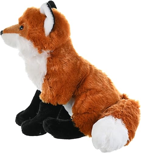 Miniatura 9 de Wild Republic Peluche de zorro rojo, animal de peluche, regalos para niños, Cuddlekins de 12 pulgadas (10944)