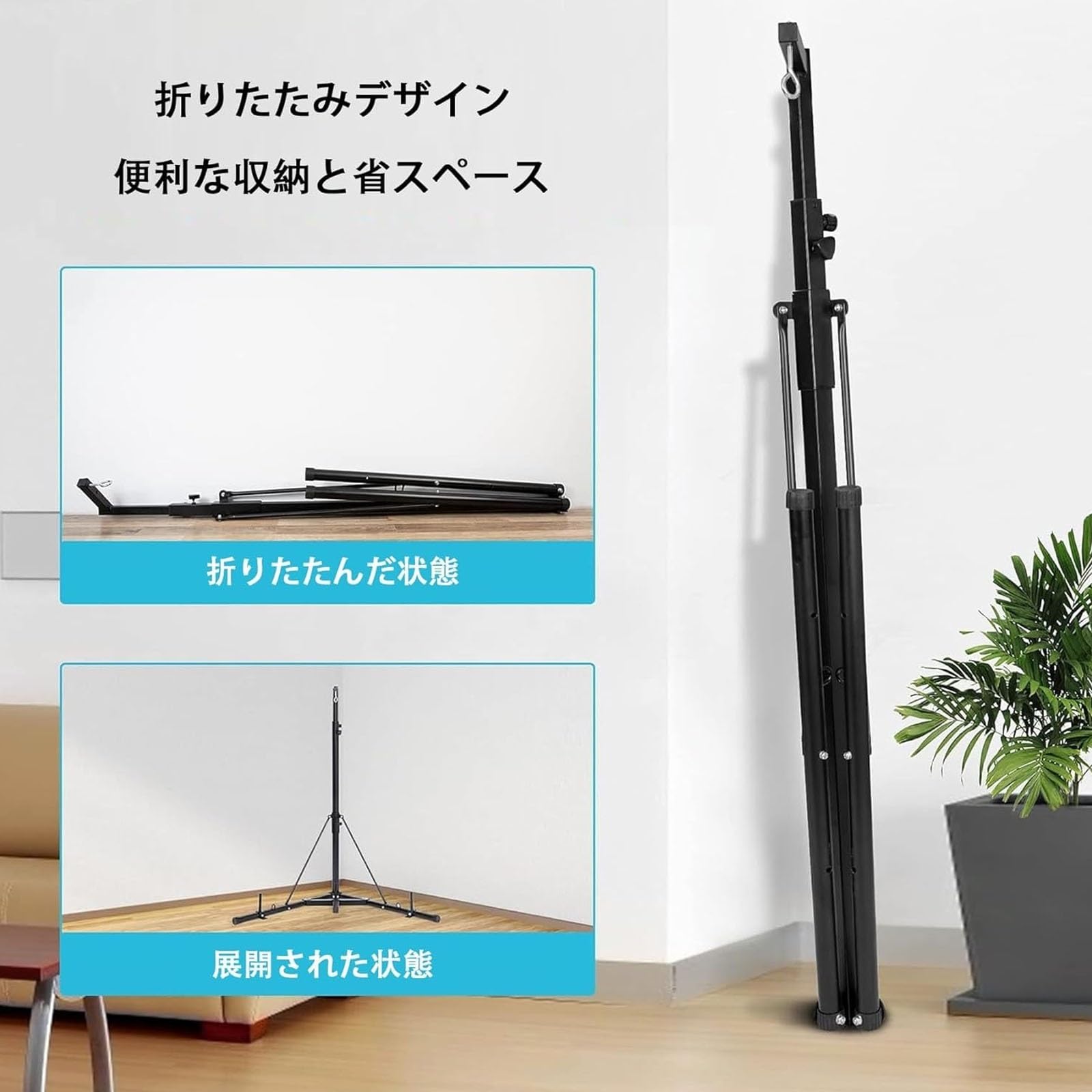Amazon | サンドバッグスタンド ジム スタンド 折りたたみ式 サンド