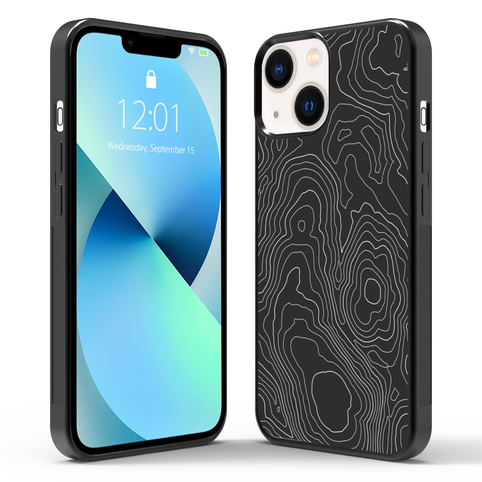 Amazon.com: Aesthetic Topographic Map Phone Case Compatible with