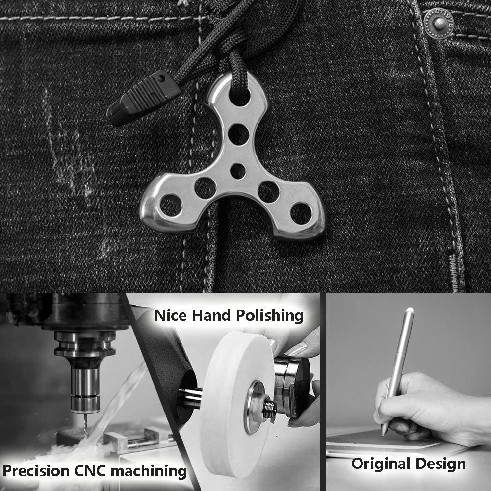 エコナイナー チタンアクセサリー POCKET DELTA 護身 クボタン エコナイナー チタンアクセサリー POCKET DELTA 護身 クボタン