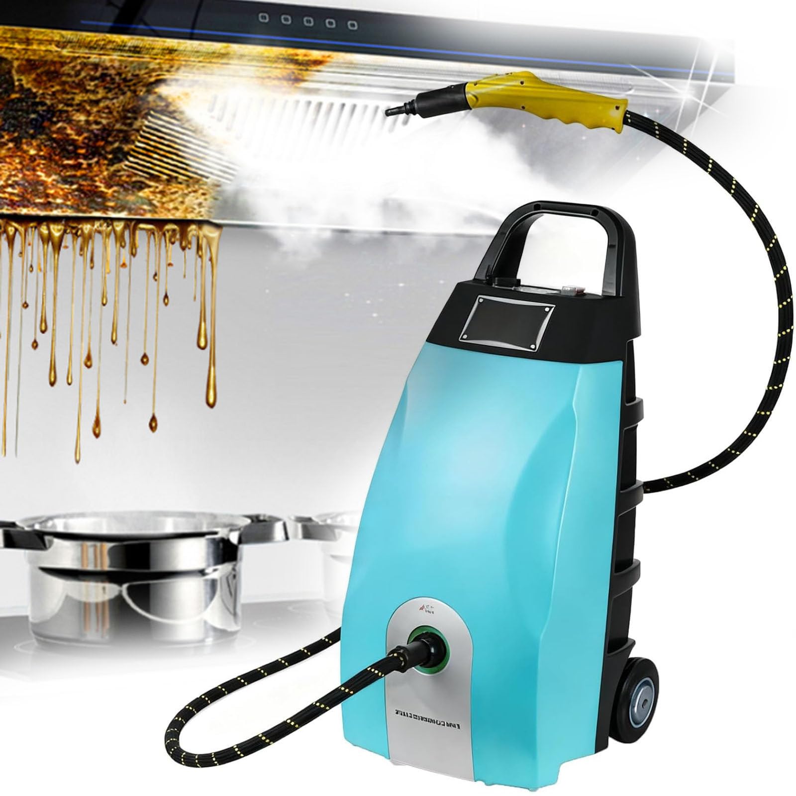 Multi-purpose High Temp Steam Continuous Cleaner 40s Fast Heat-up With 6 Accessories Heated Carpet Extracto For Home car