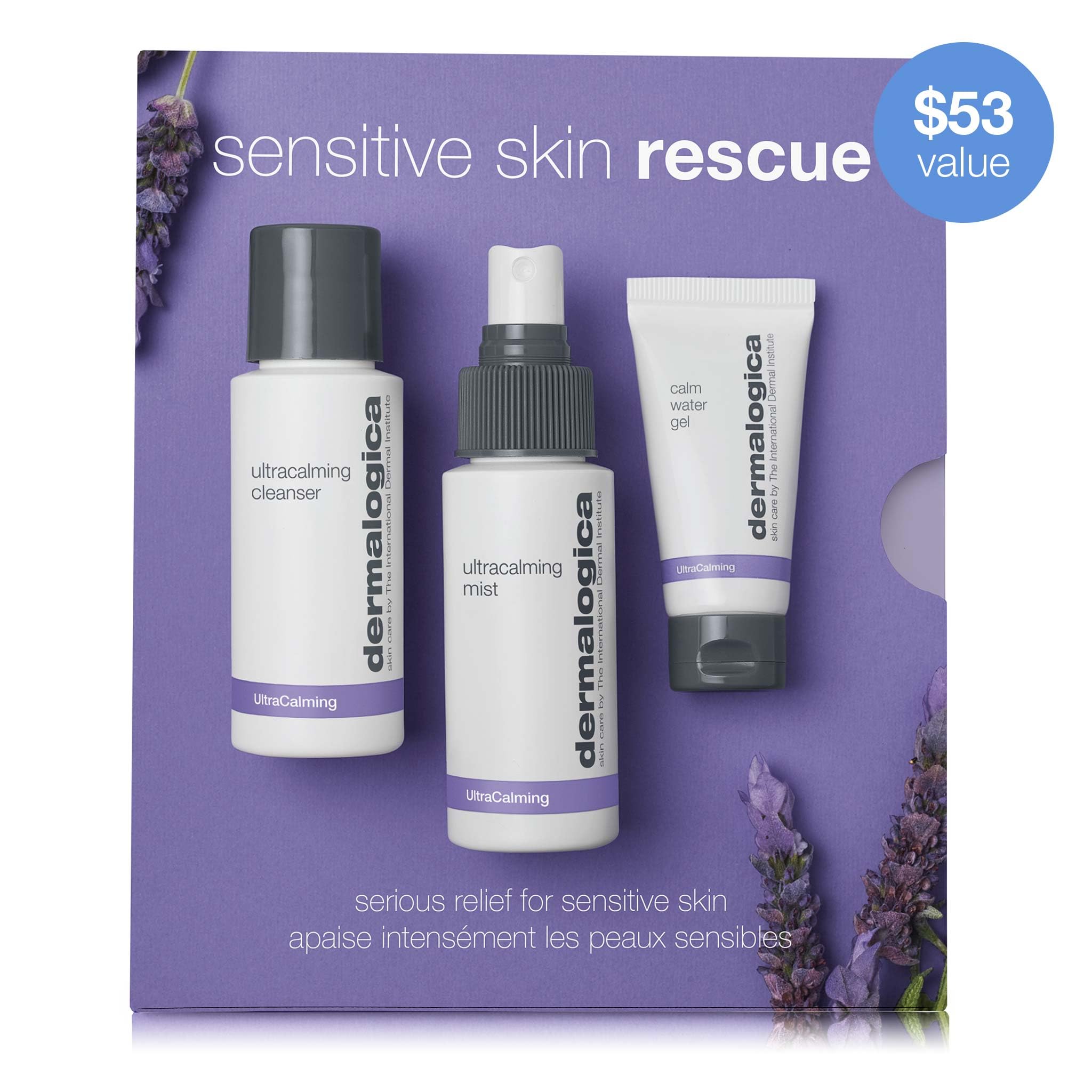 Dermalogica Sensitive Skin Rescue Kit, Calms, Soothes, And Hydrates, UltraCalming Cleanser 50ml, UltraCalming Mist 50ml - Image 3
