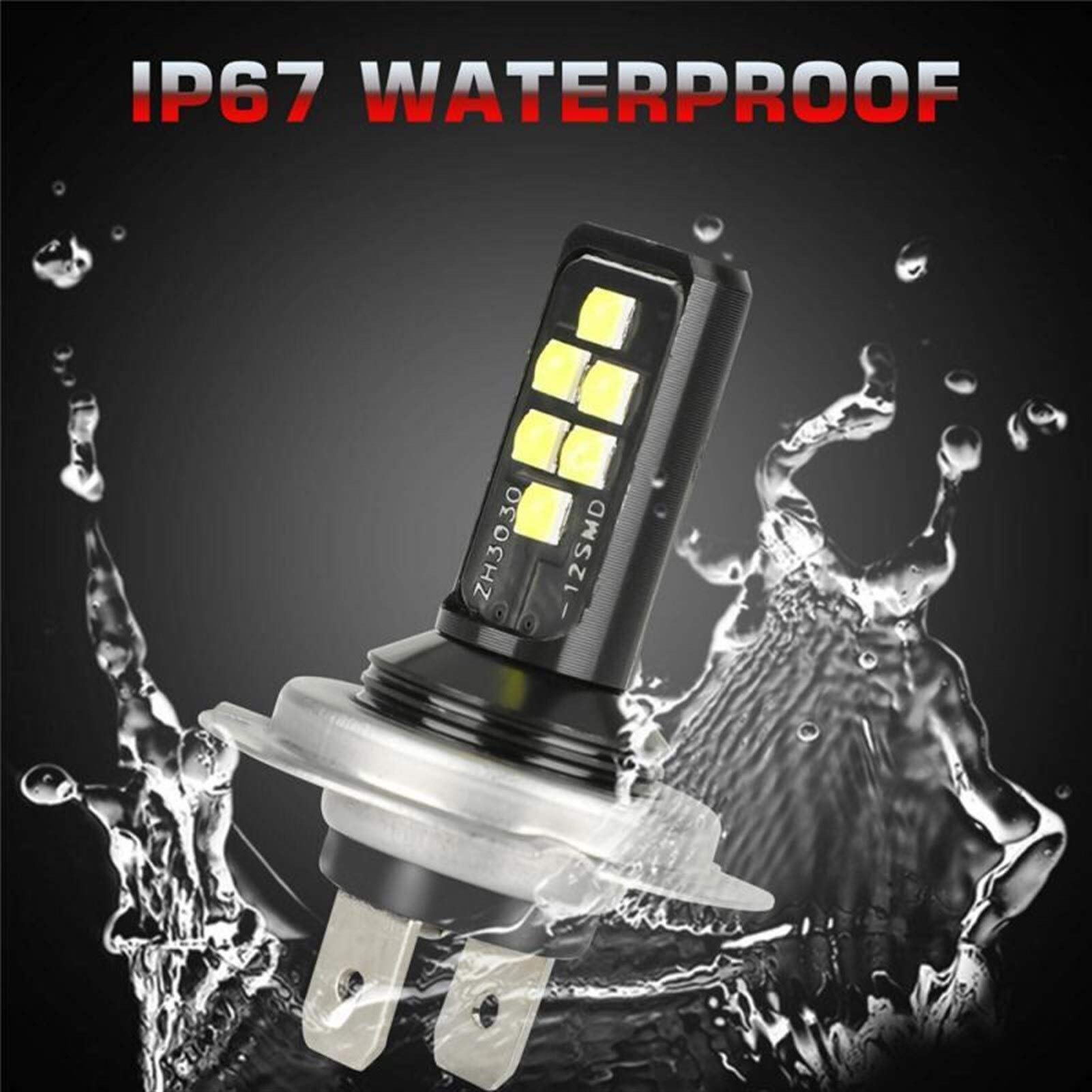 Visibilidad máxima Automotive Bombillas Faro 1 / 2pcs H4 H7 del coche LED Faro Kit de bombillas de luz de cruce 6000K blanca kit del coche LED de iluminación automático Faros de Niebla IP67 / impermea