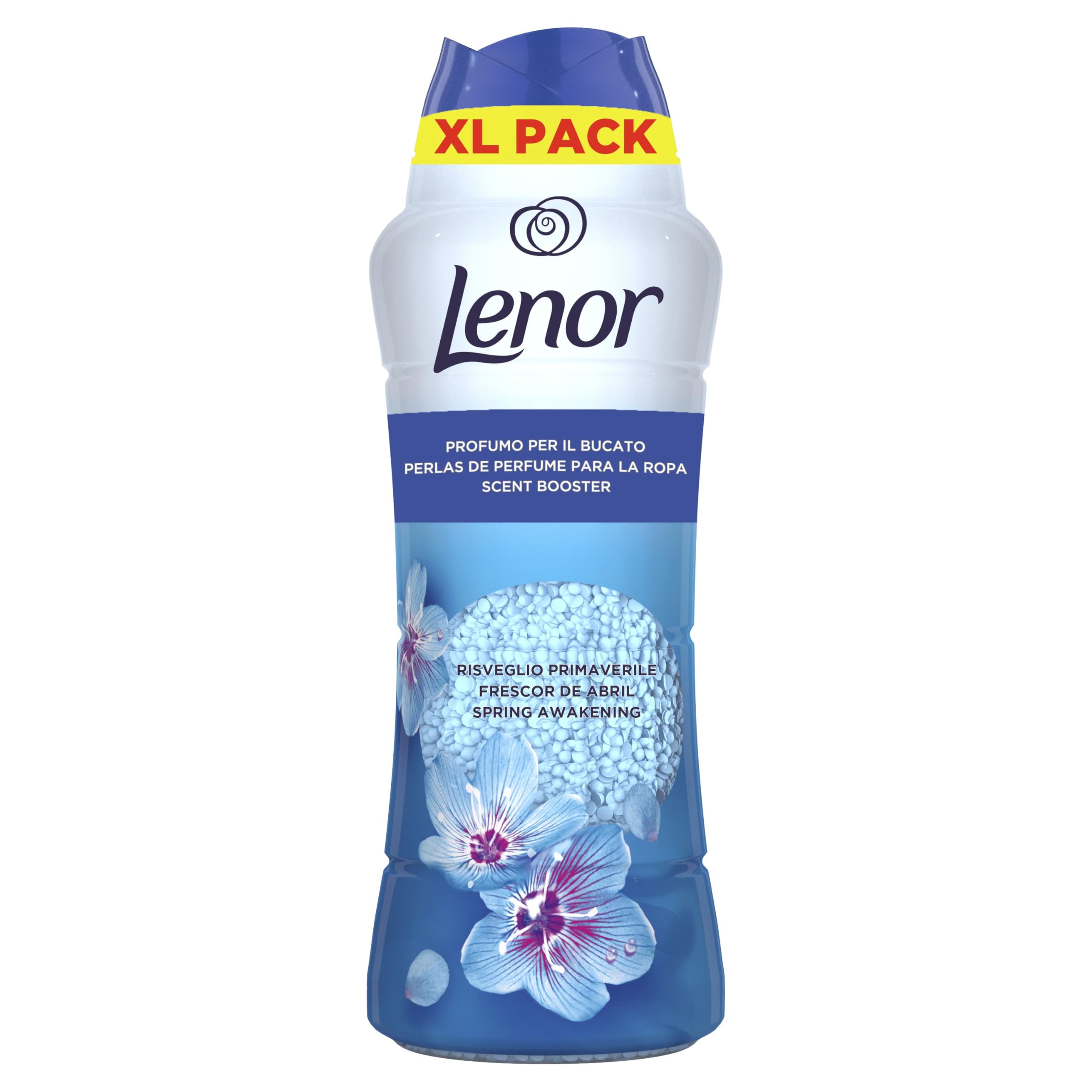Lenor UNstoppables Perfume Beads for Clothes, 41 Washes (495 g), Softener with Fragrance April Freshness, Freshness Enhancer