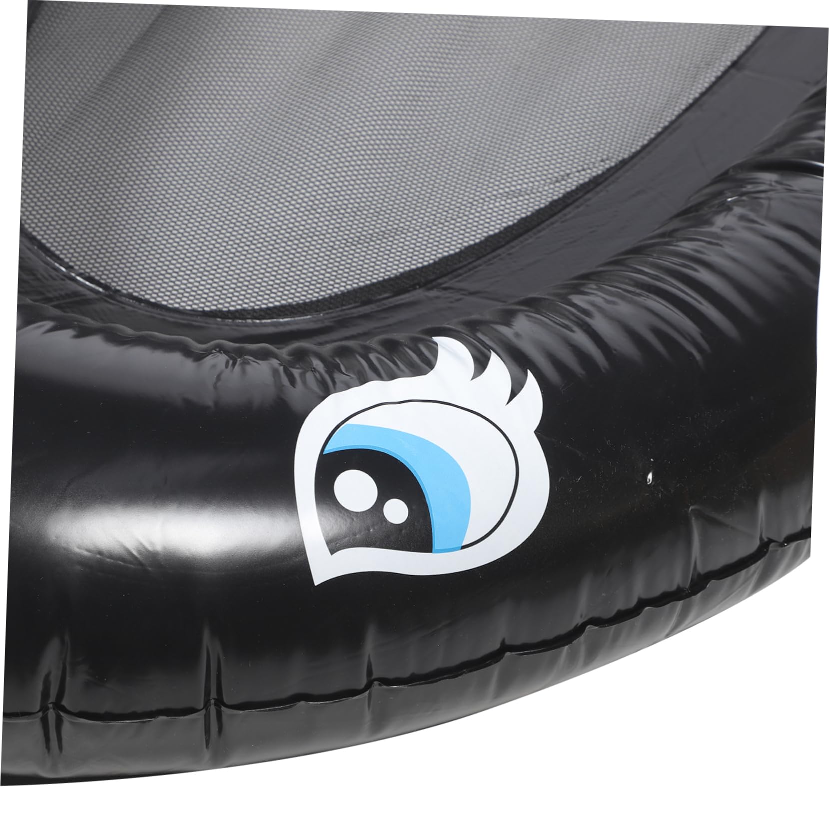 Hamaca Flotante para Piscina Plegable de Malla, Negro PVC, Adulto | Reclinable, Superficie Lisa, Diseño de Patrón Bonito, para Fiesta en Piscina