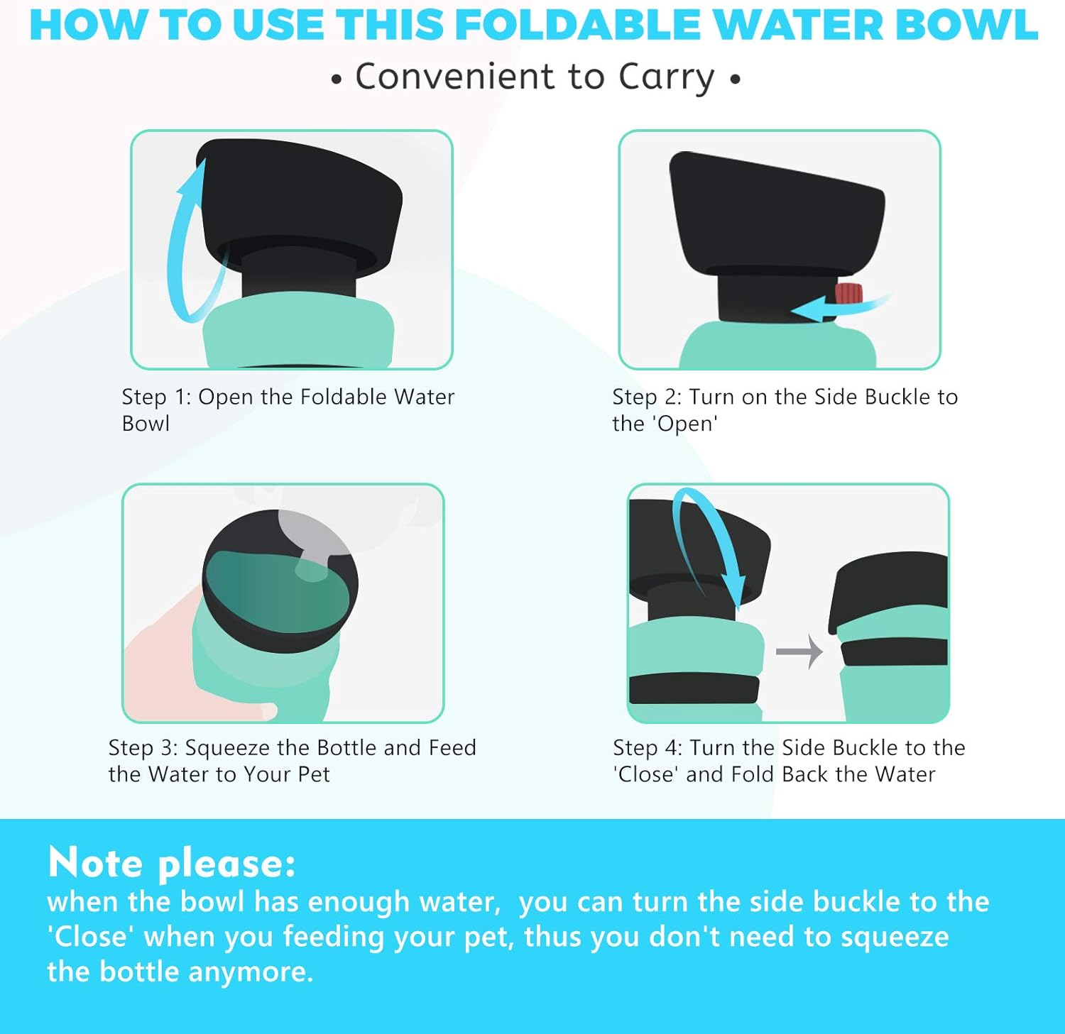 Pet Supplies : Pet Water Bottle for Dogs, dog water bottle foldable, Dog Travel Water bottle, Dog Water Dispenser, Lightweight & Convenient for Travel BPA Free 18 OZ.(Pink) : 