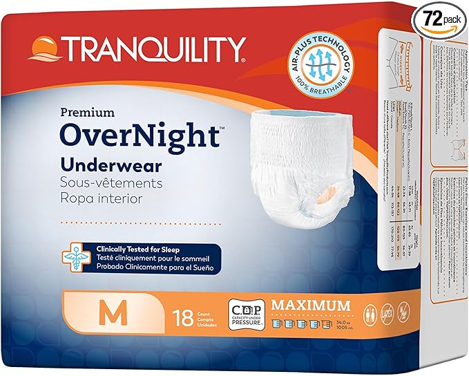 Tranquility Premium OverNight Disposable Absorbent Underwear Tranquility Premium OverNight Disposable Absorbent Underwear