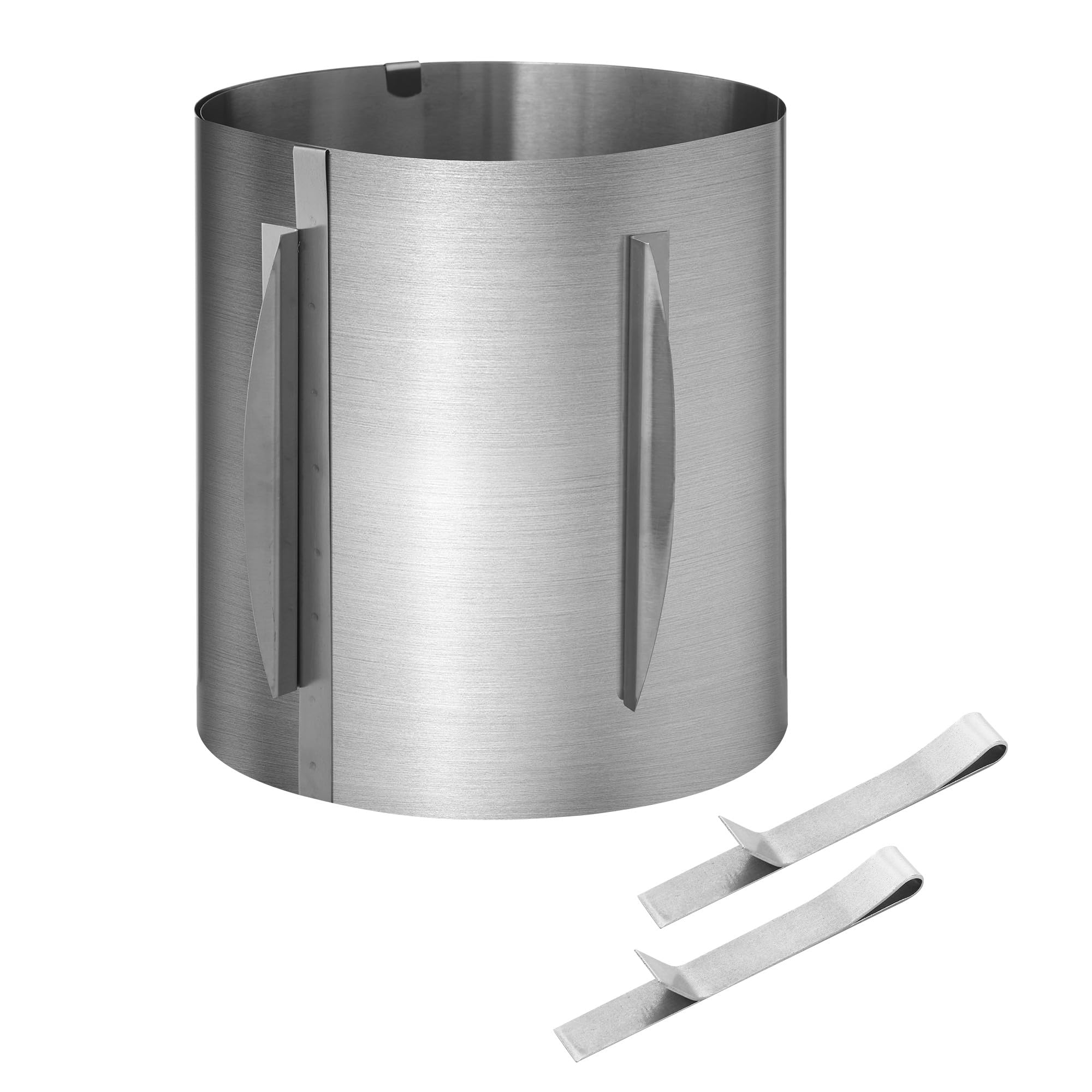 Verstellbarer Tortenring 20 Cm Hoch – Edelstahl, Größe 16-30 Cm, Mit Skala