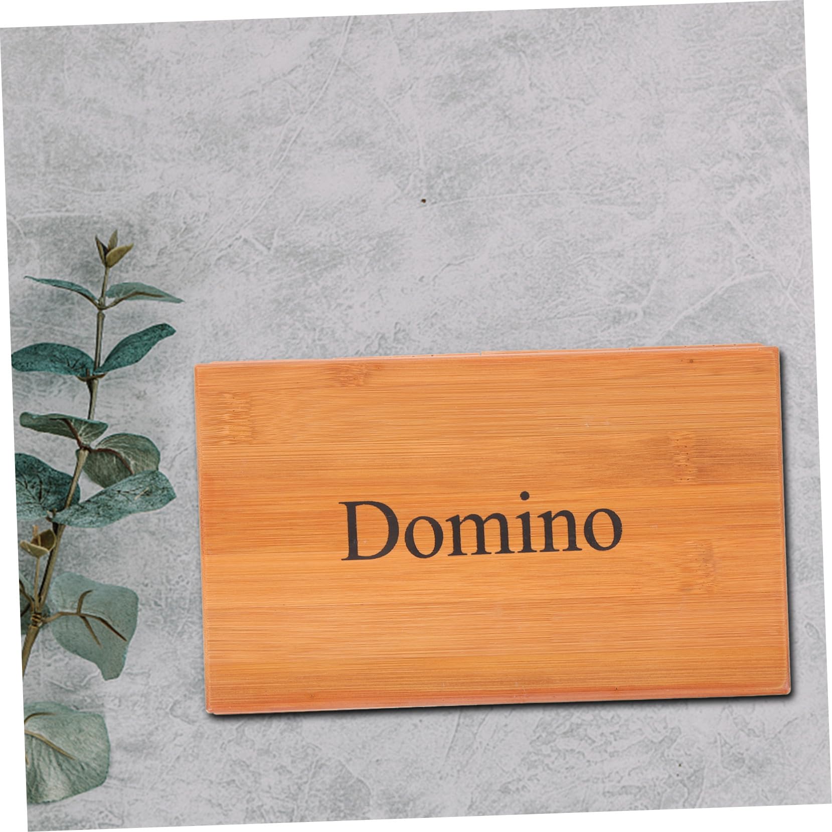 Jeu de Dominos en Bois Ancien pour Adultes et Amis, Boîte de Dominos en Bambou Rangement Coulissant, Jeu Éducatif pour Maison et Soirées en Famille, Coffret Présent Intemporel