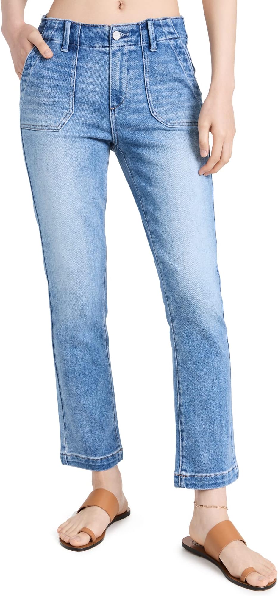 PAIGEWomen's Mayslie Straight Ankle Jeans