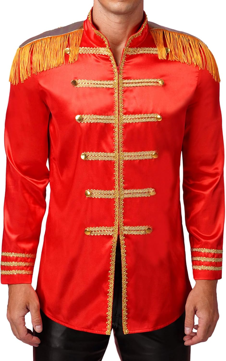 Mens Hippie Music Star 1960s Xmas SGT Sergeant Pepper Jacket Halloween Costumes