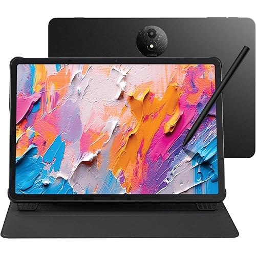 TCL NXTPAPER 11 Plus Android Tablet, 11.5" 120Hz 2.2K Drawing Pad & Digital Notebook, Stylus & Flip Case Included, NXTPAPER 4.0 Display, AI Tools, 8+8GB RAM, 256GB Storage, 8000mAh Battery, Onyx Black