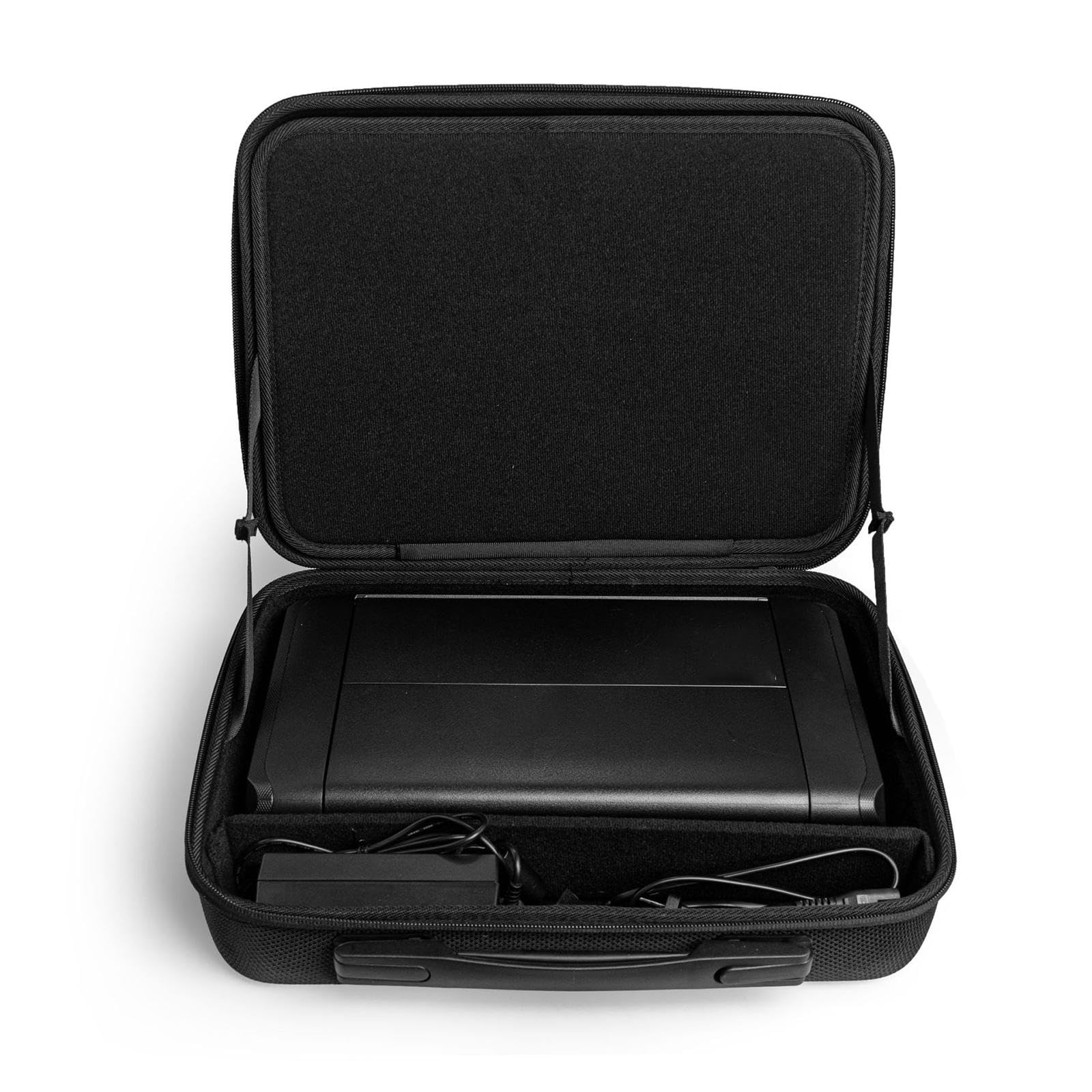 Funda para Impresora Estuche Maletín Bolsa Protector con EVA Antigolpes y Divisores Ajustables Cierre de Cremallera Adecuada para TR160