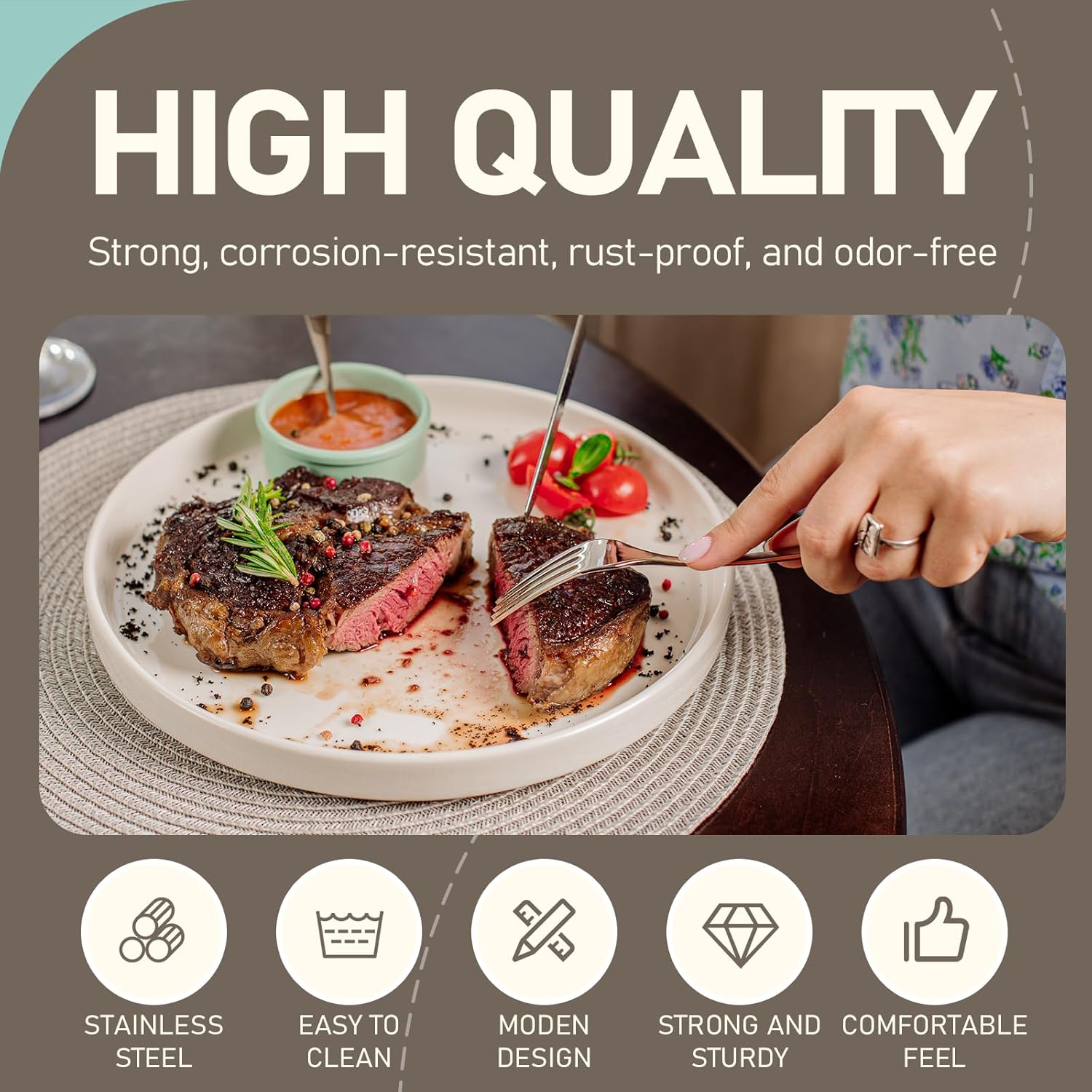 200 Pieces Dinner Forks 7 Inches Stainless Steel Metal Forks Bulk Forks Silverware Table Forks for Eating Dessert Salad, Stainless Steel Forks for Home Kitchen Restaurant Utensils Dishwasher Safe - Image 4