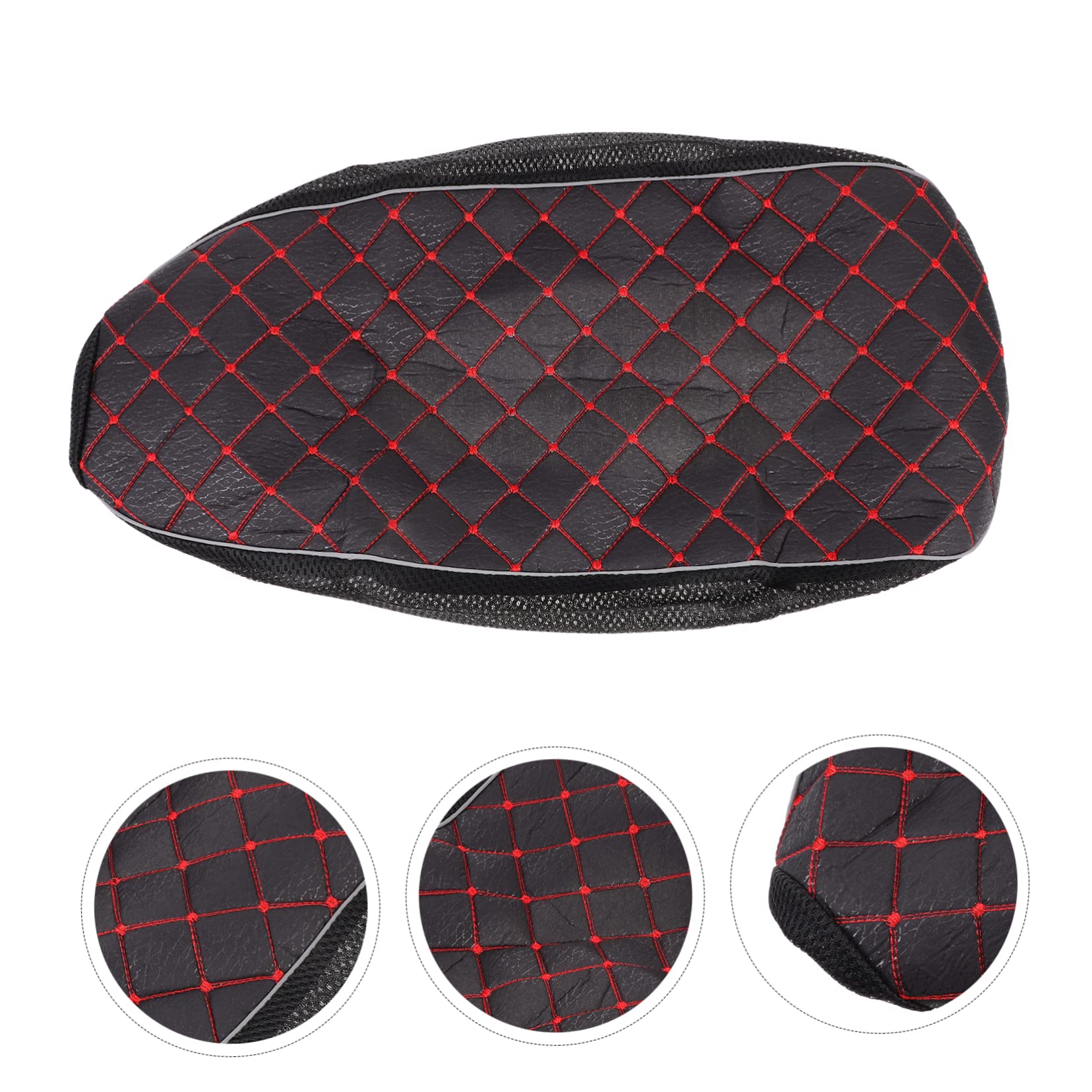 SOLUSTRE 4pièces Housse De Siège Respirante Et Antidérapante Solaire pour Électrique Et Scooter Coussin De Selle Élastique Et Ajustable Couverture pour Confort De Conduite Toutes