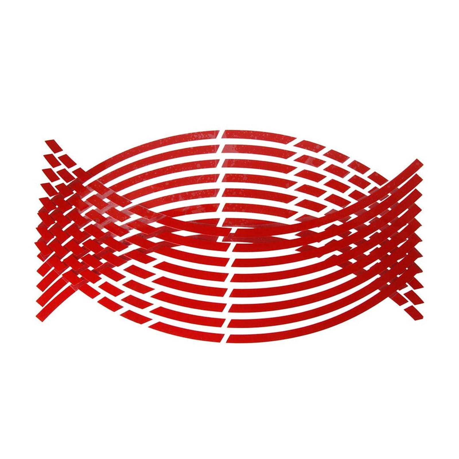 Hub Decals Rim for for N&INJA 650R ER6F ER6N W800 SE Z750S Motorcycle Accessories Decorative Stickers Stripe Tape(Red)