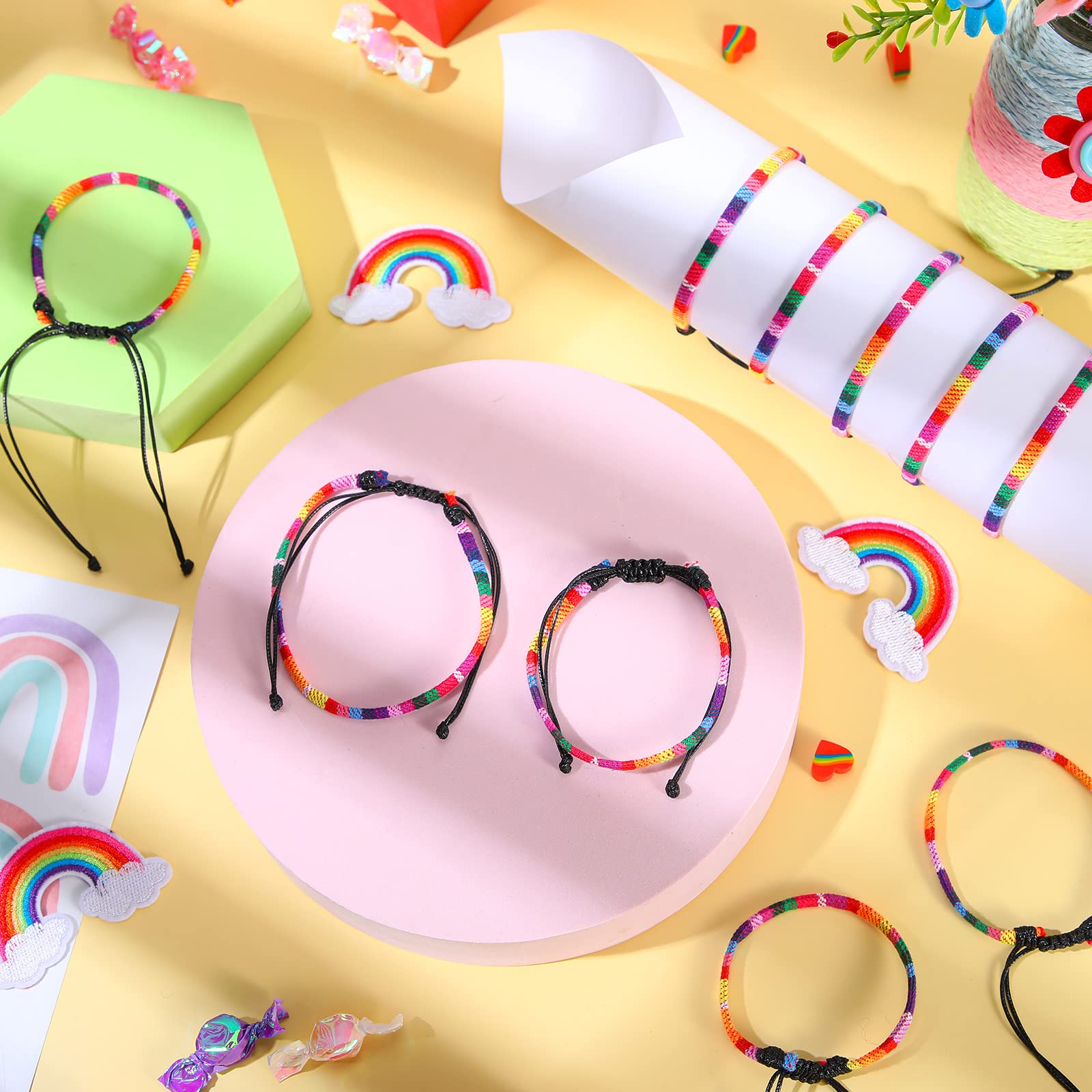 Bi Pride Rainbow Lgbt Pride Bracelet For Lesbian Gay Bisexual