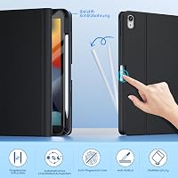 Tumeiguan Megnövelt Billentyűzetű Tok iPad 7/8/9 Generációhoz 10.2", iPad Air 3 és Pro 10.5" Készülékekhez - Kiesés Elleni Védelemme 6