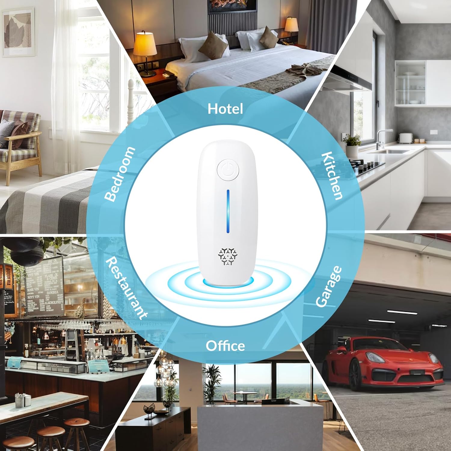 Ultrasonic Pest Repeller, 6 Pack Indoor Ultrasonic Pest Repellent Plug-in for Roach, Rodent, Mouse, Bugs, Mosquito, Mice, Spider, Ant, Insect Repeller Indoor for Home, Office, Warehouse, Hotel