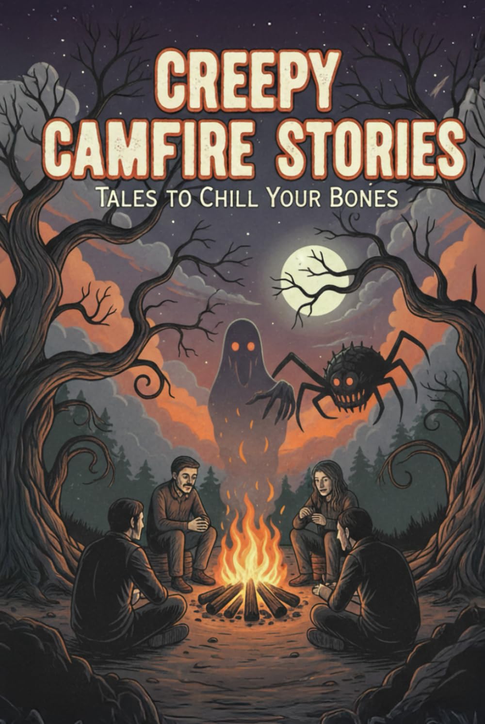 Creepy Campfire Stories: Short Scary Stories for Camping, Sleepovers, and Late-Night Chills