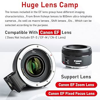 Amazon.com : VILTROX EF-E II 0.71x Auto Focus Reducer Speed