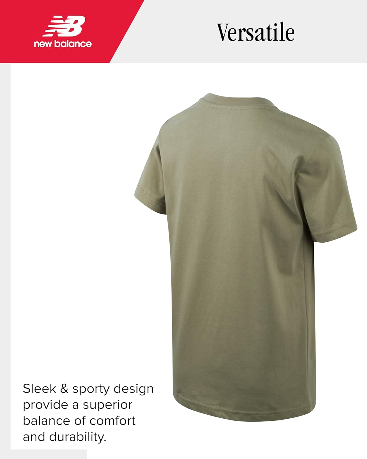 New Balance Boys Sweatpants Set - 2 Piece Short Sleeve Graphic Tee Shirt and Fleece Jogger Pants Athletic Pant Set - Image 5