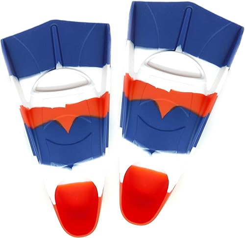 Miniatura 8 de Fadgesy Swimming Training Fins,Comfortable Silicone Flippers for Swimming and Diving,Size Suitable Kids Girls Boys Adult