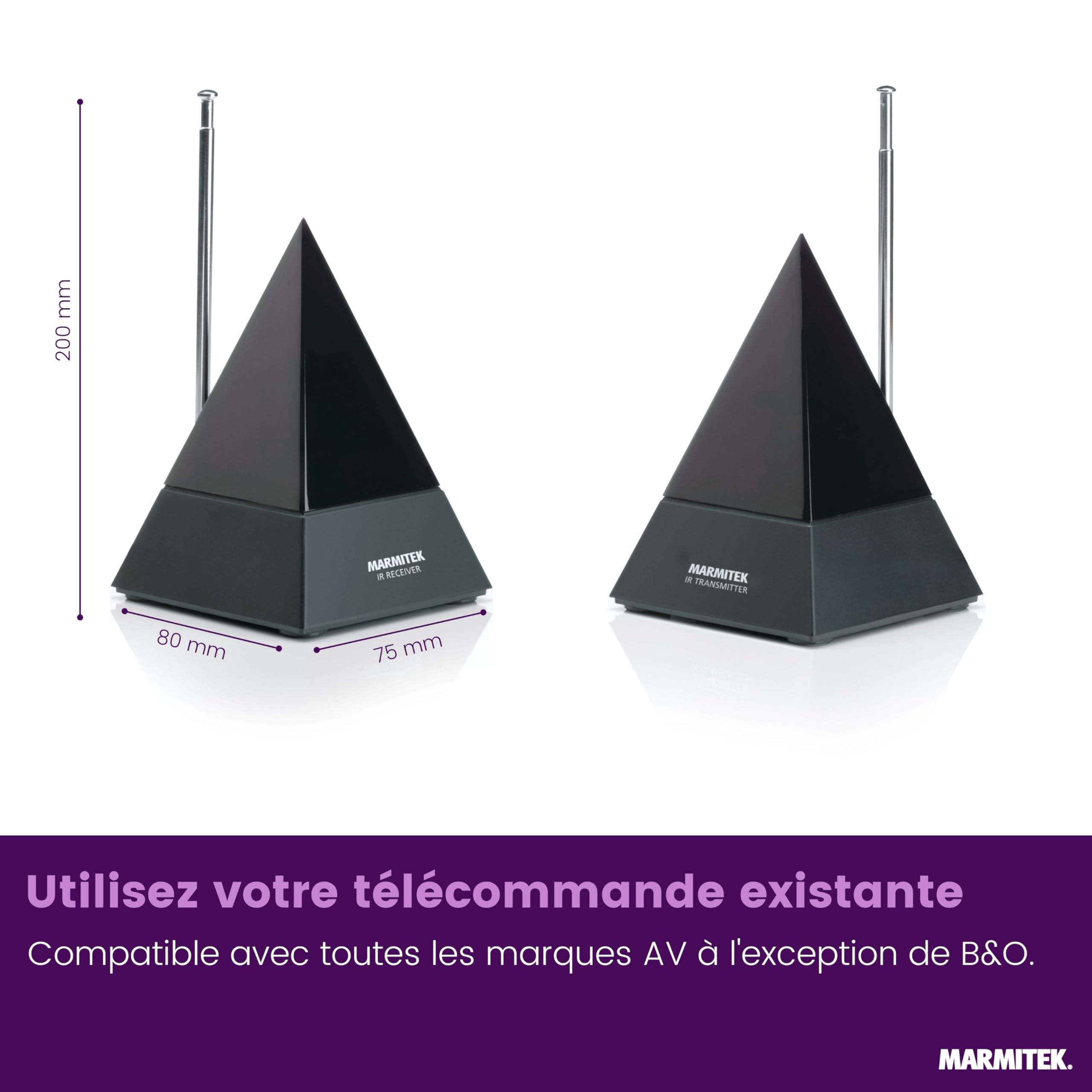 Marmitek Powermid XL - Rallonge Infrarouge sans Fil Wireless IR Extender