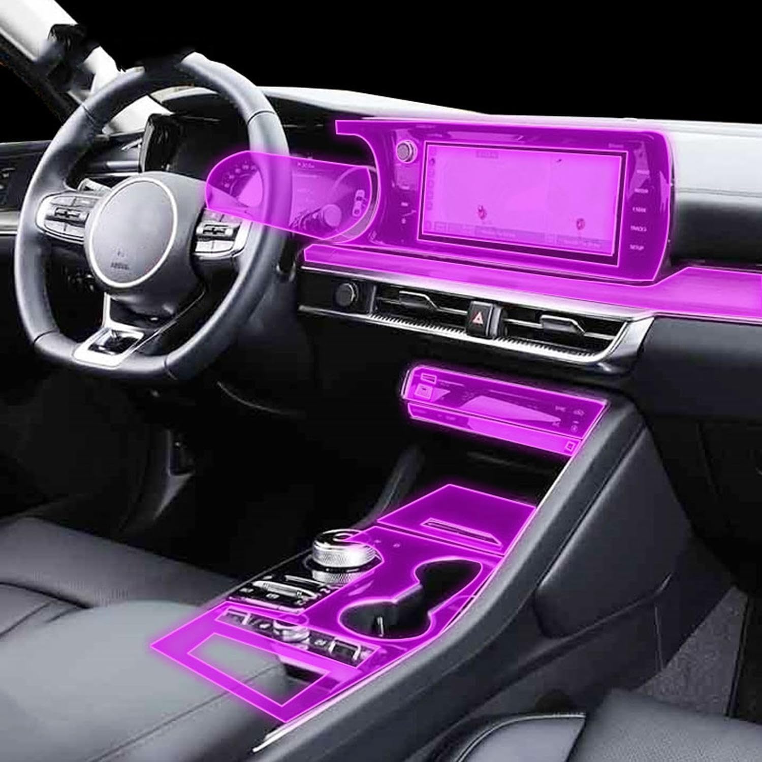 Film anti-rayures Kia K5 TPU-PPF transparent pour protéger l'intérieur de voiture